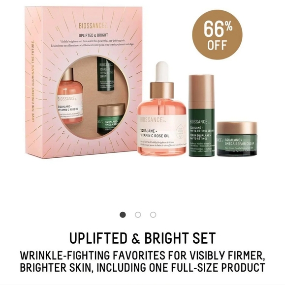 Biossance Other - BIOSSANCE UPLIFTED & BRIGHT SET (BNIB)
